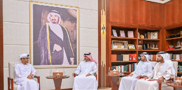 Ajman Crown Prince Meets Cybersecurity Leaders