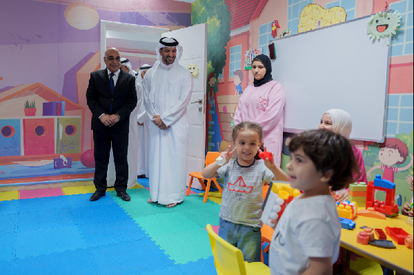 Sultan bin Ahmed Meets Egyptian Justice Minister