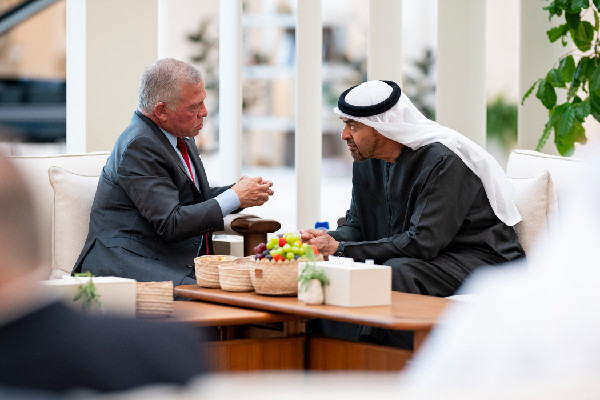 Sheikh Mohamed and King Abdullah II Discuss Relations