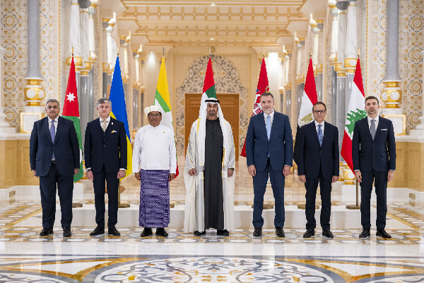 UAE President Welcomes New Ambassadors