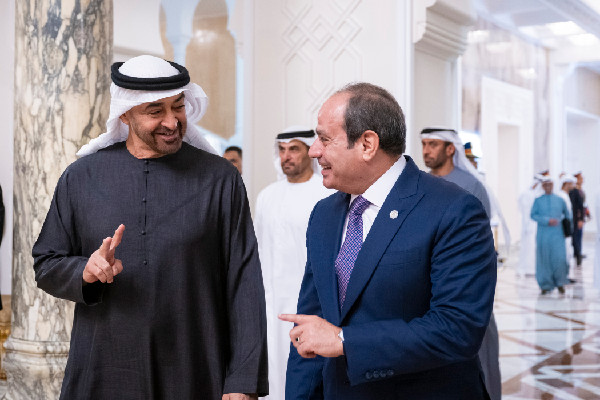 UAE and Egypt Leaders Meet in Cairo