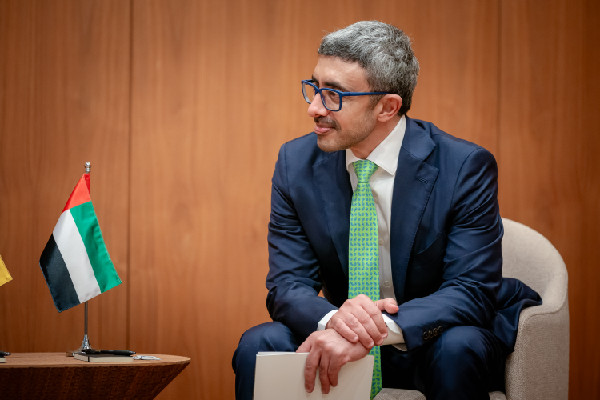 Abdullah bin Zayed Meets Comoros President