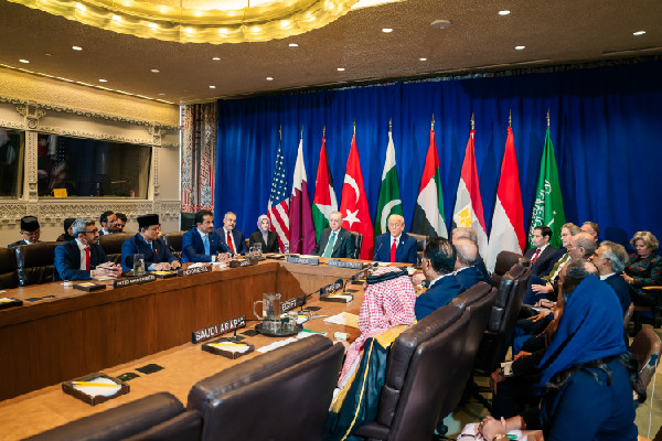 Abdullah bin Zayed Attends US Meeting on Gaza