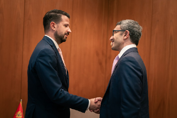 Meeting Between Abdullah bin Zayed and Montenegro's President