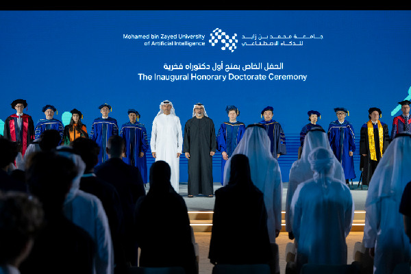 Khaled bin Mohamed bin Zayed Attends MBZUAI Ceremony