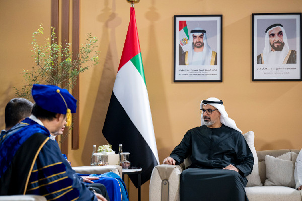 Khaled bin Mohamed bin Zayed Attends MBZUAI Ceremony