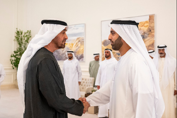 UAE President Meets Ruler of Umm Al Qaiwain