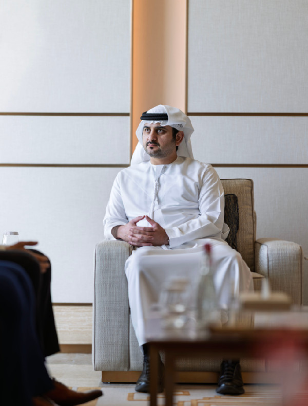 Maktoum bin Mohammed Meets Robinhood CEO