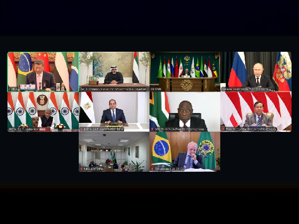 UAE Crown Prince at BRICS Leaders Summit