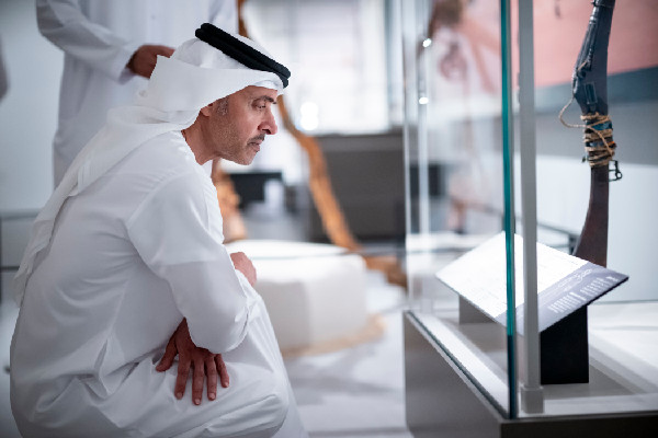 Hazza bin Zayed at Al Ain Museum Reopening