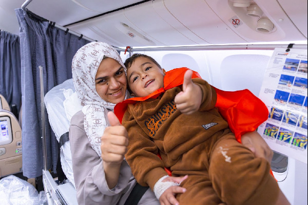 UAE Evacuates 57 Patients from Gaza