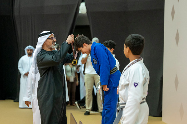 Khaled bin Mohamed bin Zayed Attends Jiu-Jitsu Final