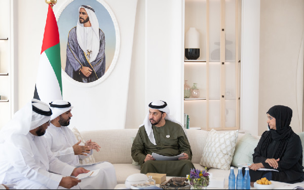 Hamdan bin Zayed Meets ADAFSA Delegation