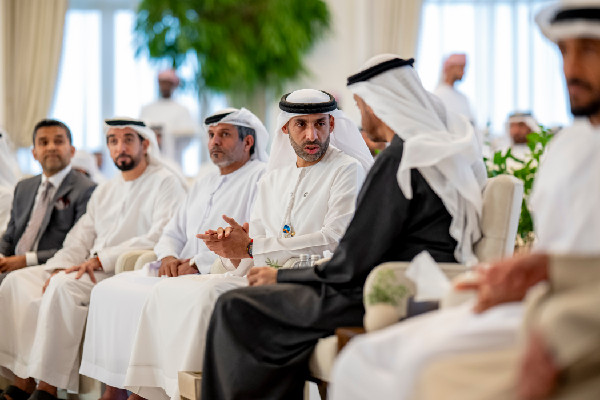 President Receives Professor Humaid Al Shamsi