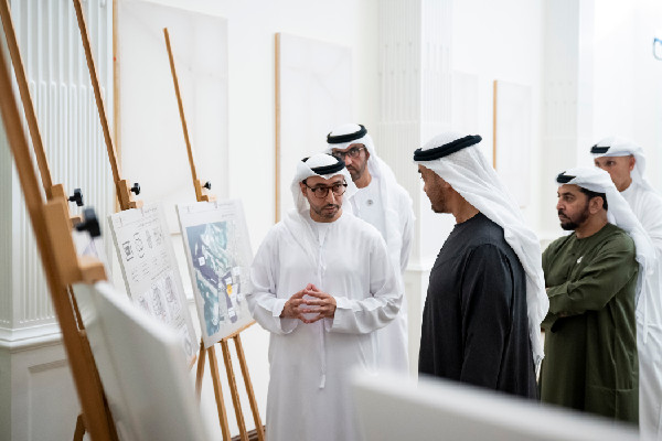 UAE President Reviews Al Jazira Stadium Design