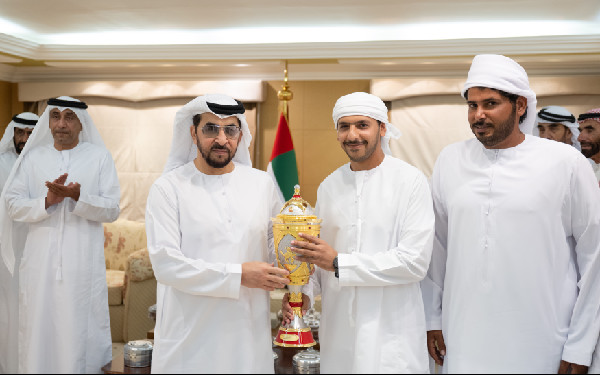 Hamdan bin Zayed at Al Haqaeq Festival