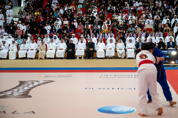 Khaled bin Mohamed bin Zayed Attends Jiu-Jitsu Final