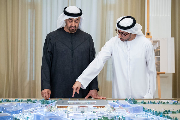 UAE President Reviews Al Jazira Stadium Design