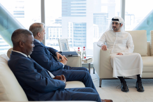Maktoum bin Mohammed Meets Eldridge CEO