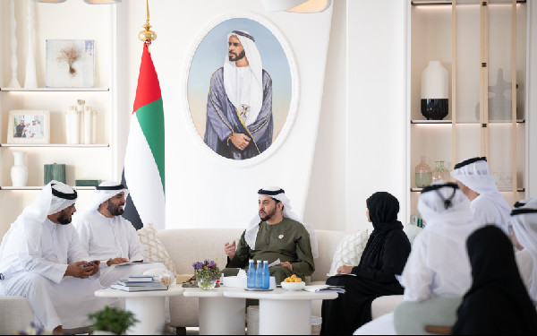 Hamdan bin Zayed Meets Abu Dhabi Agriculture Delegation