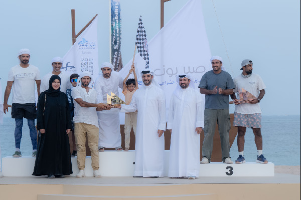 Sultan bin Ahmed at Sir Bu Nair Festival Closing