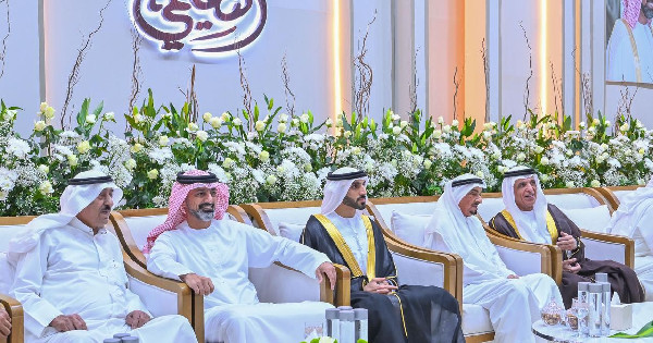 Rulers Attend Al Nuaimi Wedding Reception