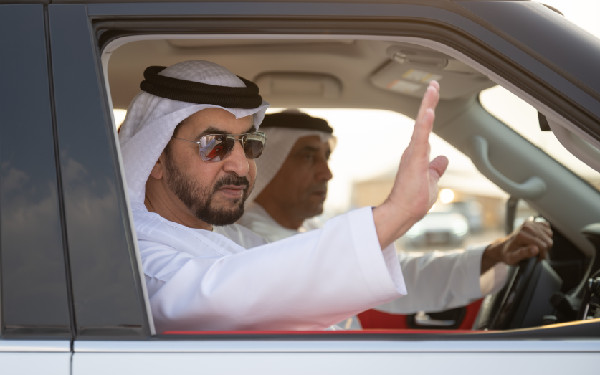 Hamdan bin Zayed at Al Dhafra Camel Festival