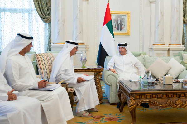 Hazza bin Zayed Reviews Sports Initiatives