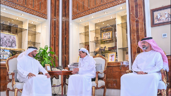 Humaid bin Rashid Meets Abdulla Al Hamed