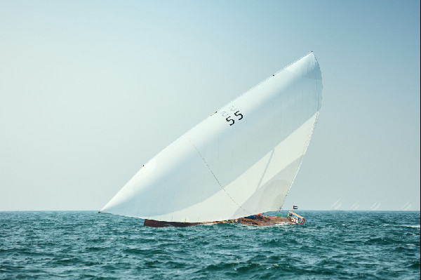 60-Foot Arila Dhow Race Held in Abu Dhabi