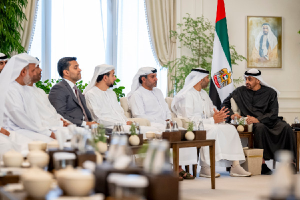 President Receives Professor Humaid Al Shamsi
