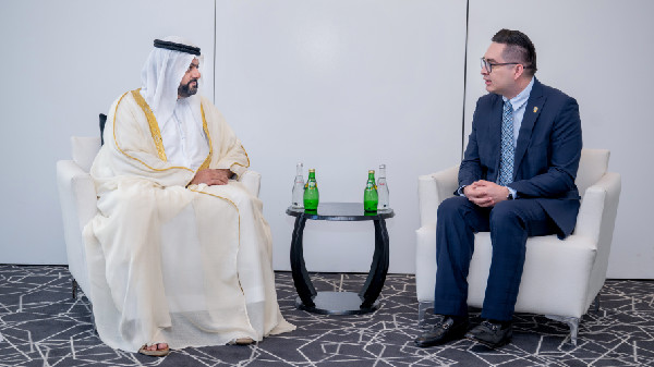 Fujairah Crown Prince Meets Leaders in Rabat