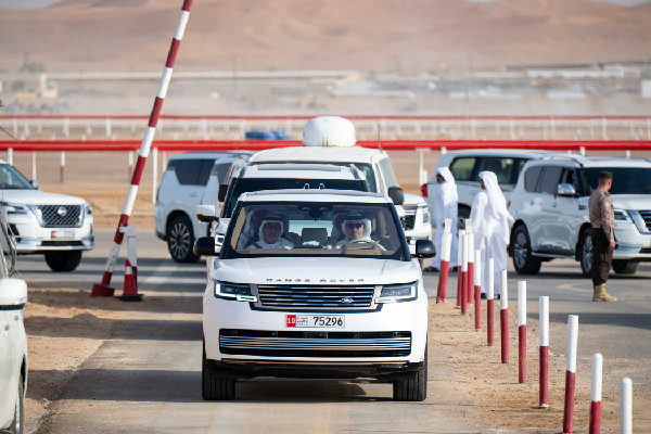 Hazza bin Zayed at Lagaya Race Event