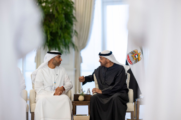 UAE President Meets Professor Humaid Al Shamsi
