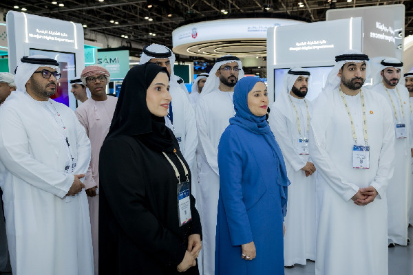 Officials Visit Sharjah Pavilion at GITEX 2025