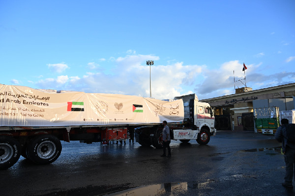 UAE Aid Convoy Supports Gaza Orphans