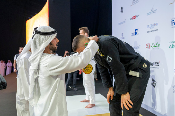 Khalifa bin Tahnoun at Jiu-Jitsu Finals