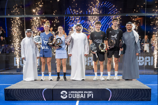 Mansoor bin Mohammed Awards Padel Champions