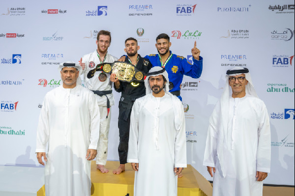 Khalifa bin Tahnoun at Jiu-Jitsu Finals