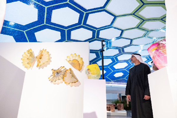 Khaled bin Zayed Visits Nomad Abu Dhabi Exhibition