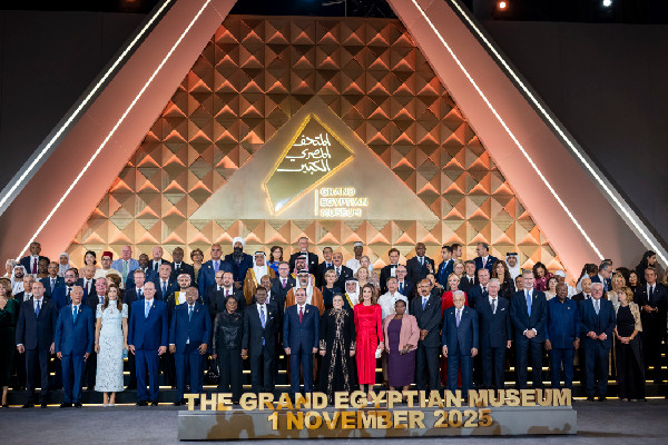 UAE Crown Prince at Grand Egyptian Museum Opening