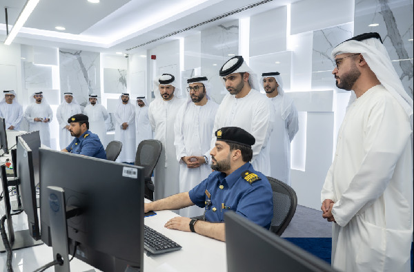 Mansour bin Mohammed Reviews Port Security Efforts