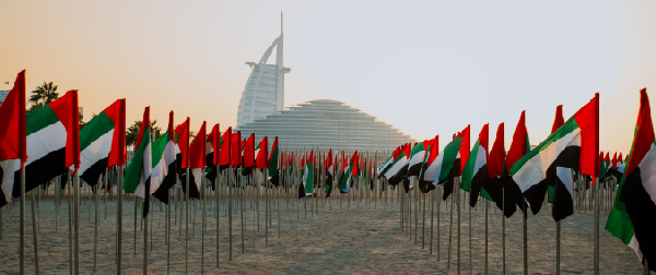 Dubai's New Flag Garden Celebrates National Month