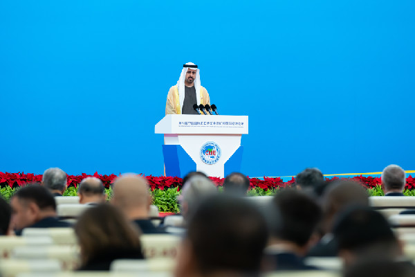 UAE's Theyab bin Zayed at China Import Expo