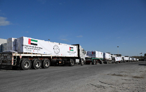 UAE Sends Aid Convoys to Gaza