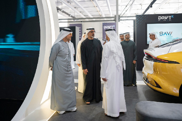 Khaled bin Mohamed at DRIFTx Exhibition