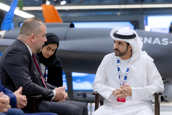 Hamdan bin Mohammed Meets Montenegro Defence Minister