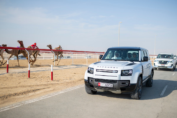 Mansour bin Zayed at Zayed Camel Race