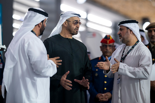 UAE President Reviews Innovations at Airshow
