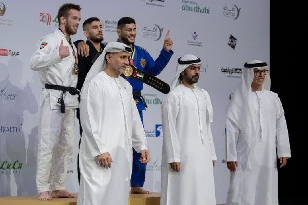 Khalifa bin Tahnoun at Jiu-Jitsu Finals